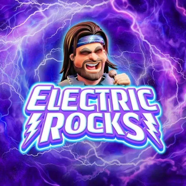 Electric Rocks casino game by Inspired Gaming – featured logo at LuckyHills Casino