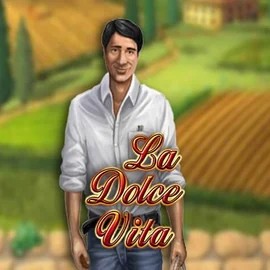 La Dolce Vita logo by Gamomat at LuckyHills Casino
