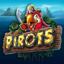Pirots slot logo by ELK Studios at LuckyHills Casino