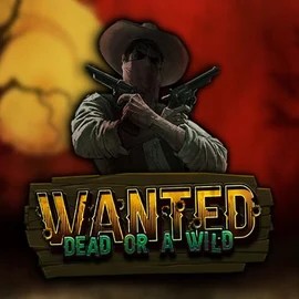 Wanted Dead or a Wild slot visual from Hacksaw Gaming available on hillscasino.ca